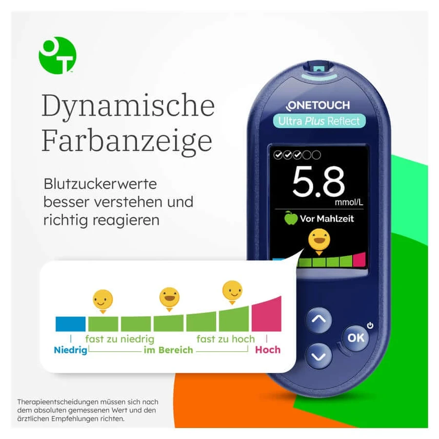 Misuratore di glicemia OneTouch Ultra Plus Reflect (mmol/L) 1 pz.