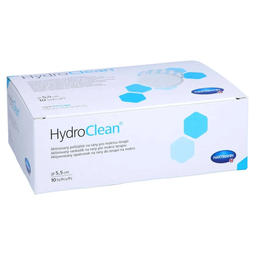 Hydroclean kompressen 5,5 cm rond steriel 10 st.