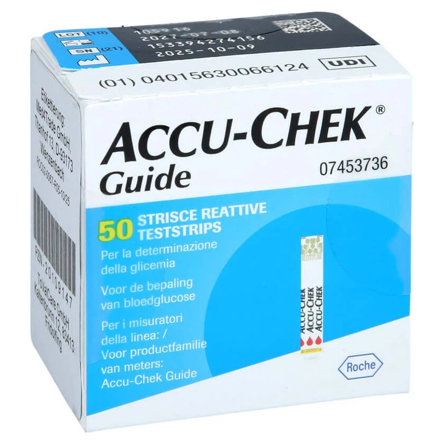 Accu-chek Guide tiras reactivas 50 unidades