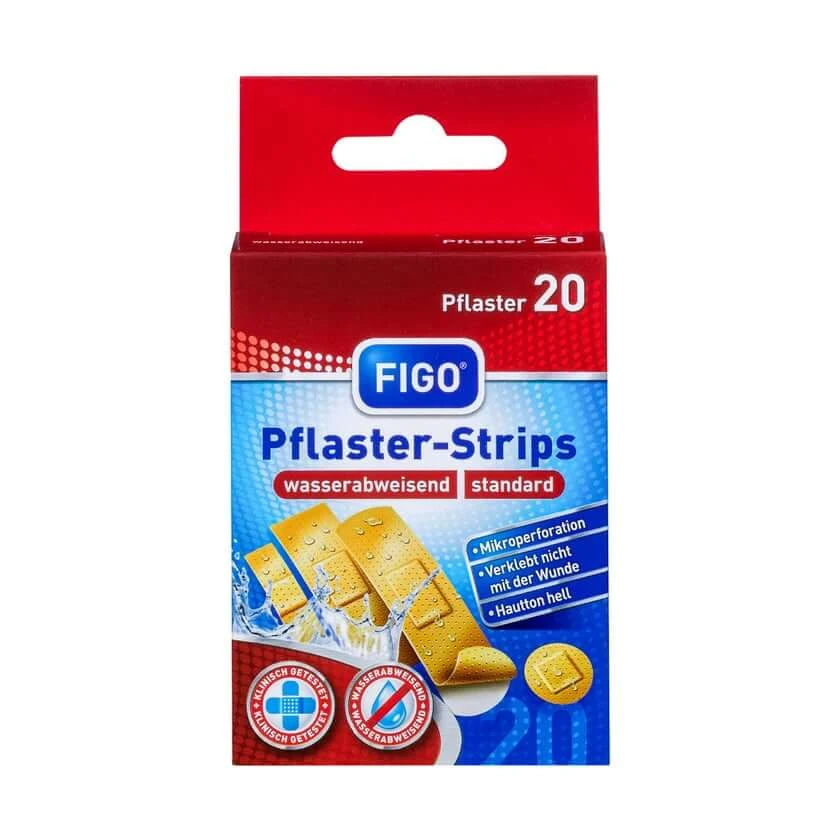 FIGO pleisterstrips waterafstotend standaard 20 st.