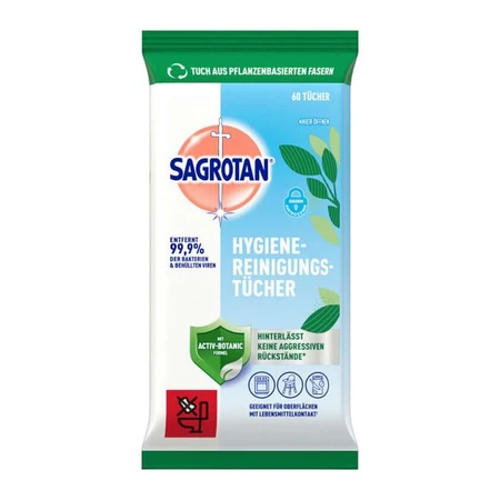 Sagrotan hygiene wipes 60 pcs.