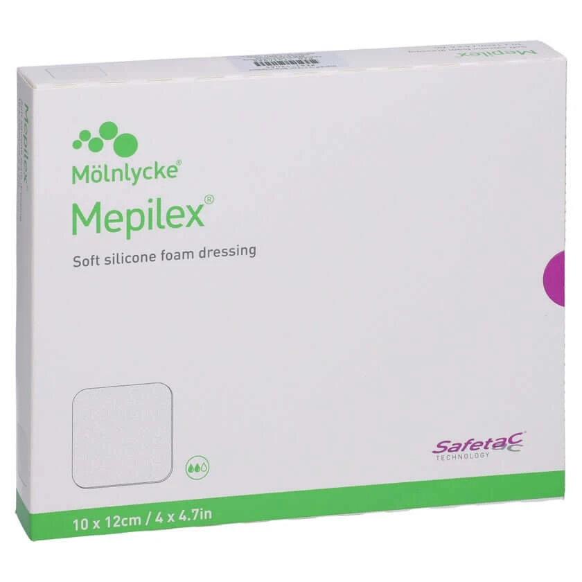 Mepilex 10x12 cm foamverband 5 stuks.