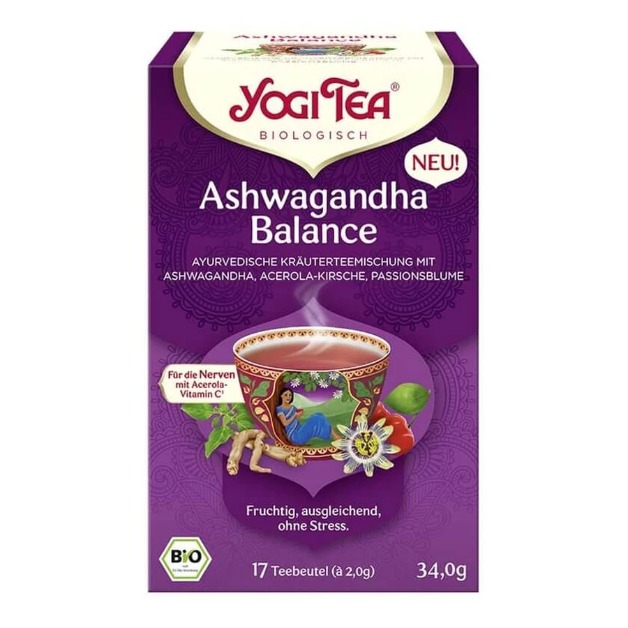 Yogi Tea - Ashwagandha Balance Tisana Ecológica 17X2,0 g