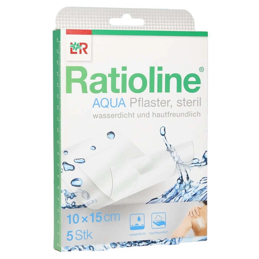 Ratioline aqua douchepleister Plus 10x15 5 st.