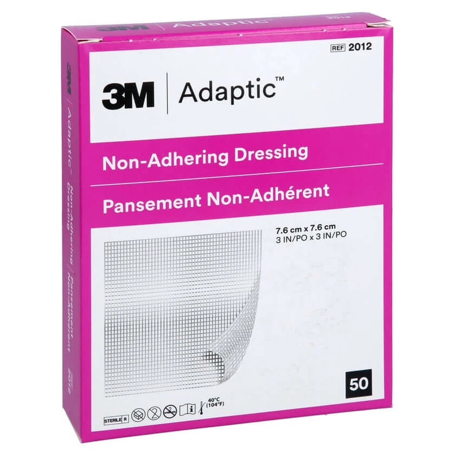 Pansament umed Adaptic 7.6x7.6 cm 2 50 buc.