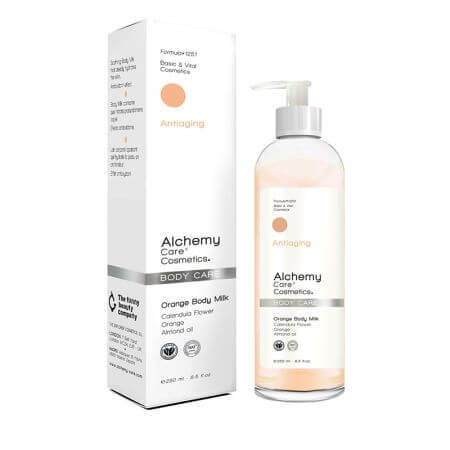 Orange Body Milk moisturizing and toning body milk, 250 ml, Alchemy