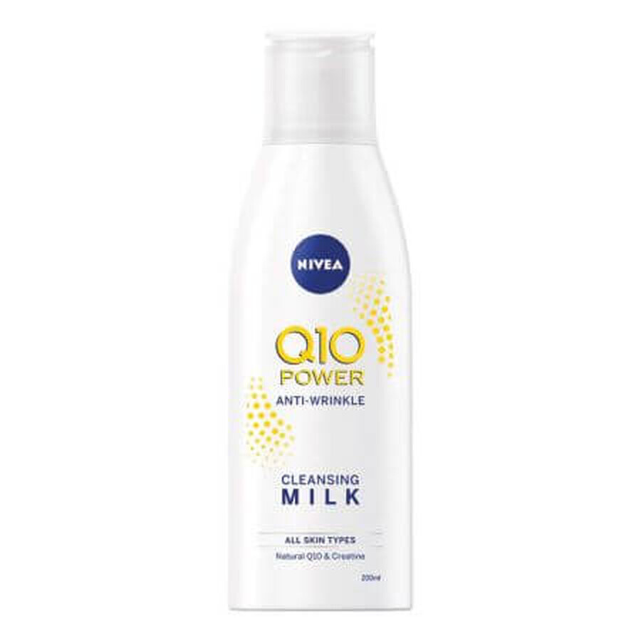 Anti-Wrinkle Cleansing Milk with Q10, 200 ml, Nivea