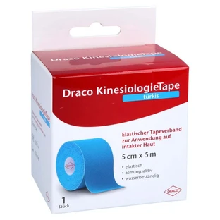 Draco Kinesiologietape 5 cmx5 m türkis 1 St
