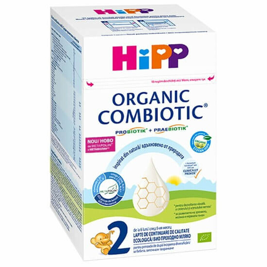 opvolgmelkpoeder Bio Combiotic 2, +6 maanden, 800 gr, Hipp