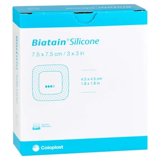 Biatain Pansament din spumă de silicon 7.5x7.5 c 10 buc.