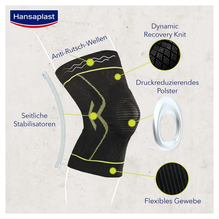 Hansaplast Rodillera de alto rendimiento S/M 1 ud.