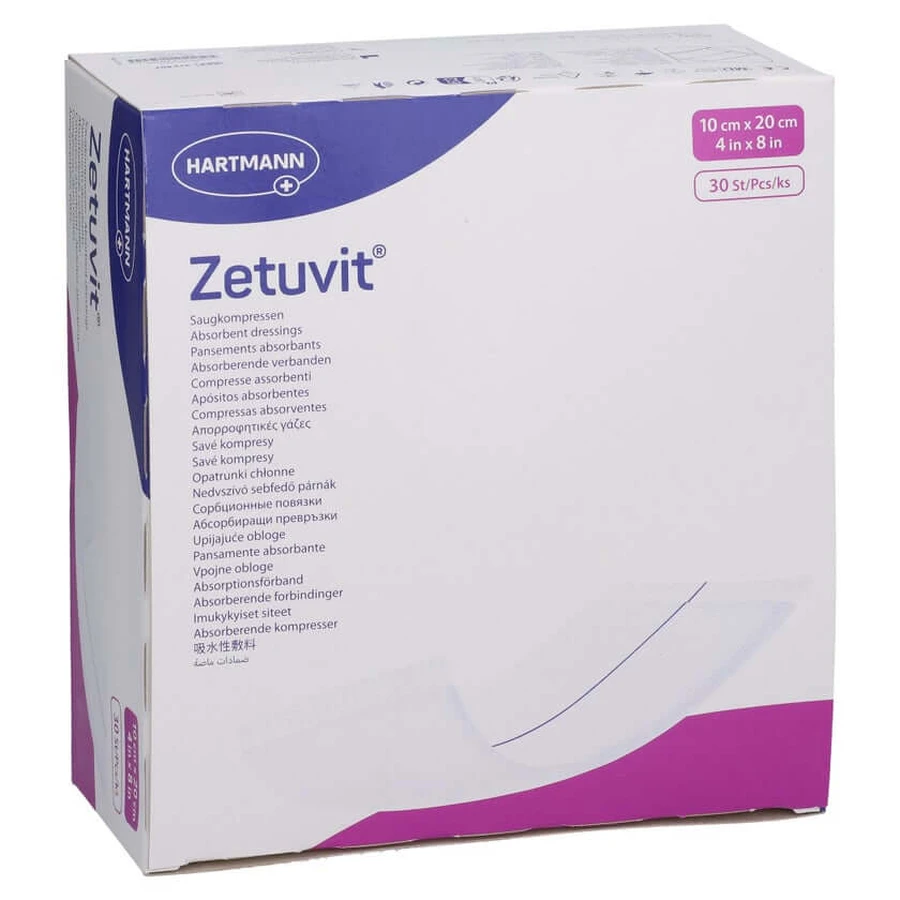 Zetuvit podkłady chłonne niesterylne 10x20 cm 30 szt.: ceny i cechy
