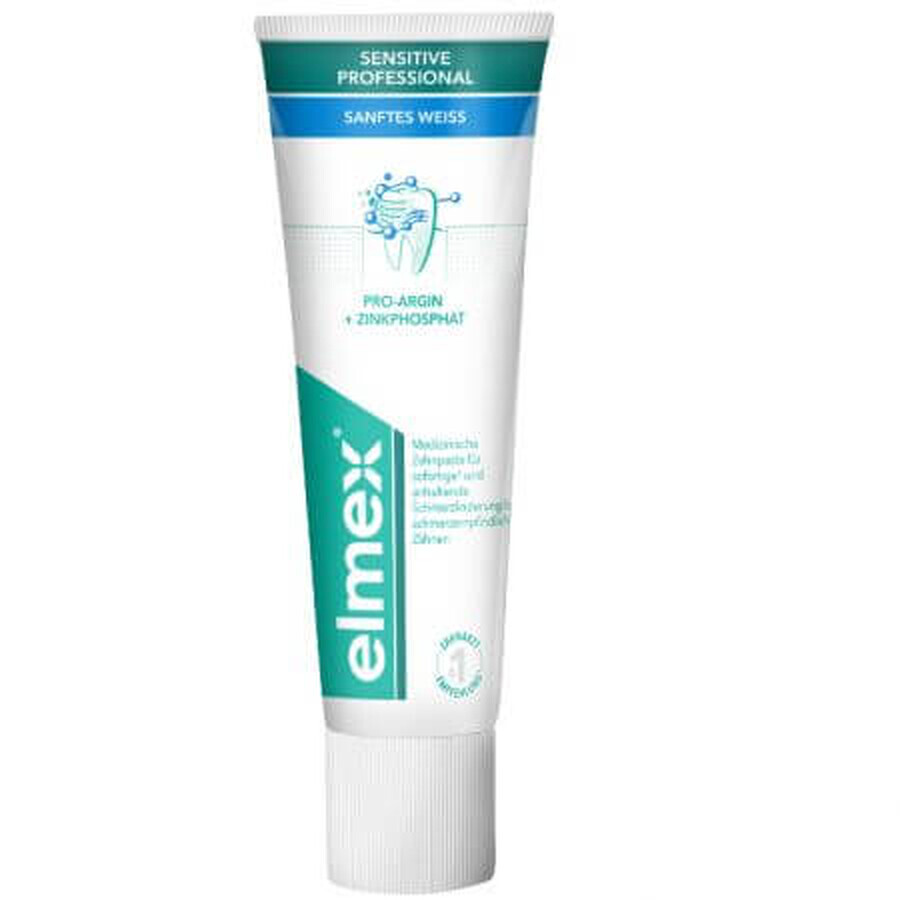 Dentifrice blanchissant doux Sensitive Professional, 75 ml, Elmex