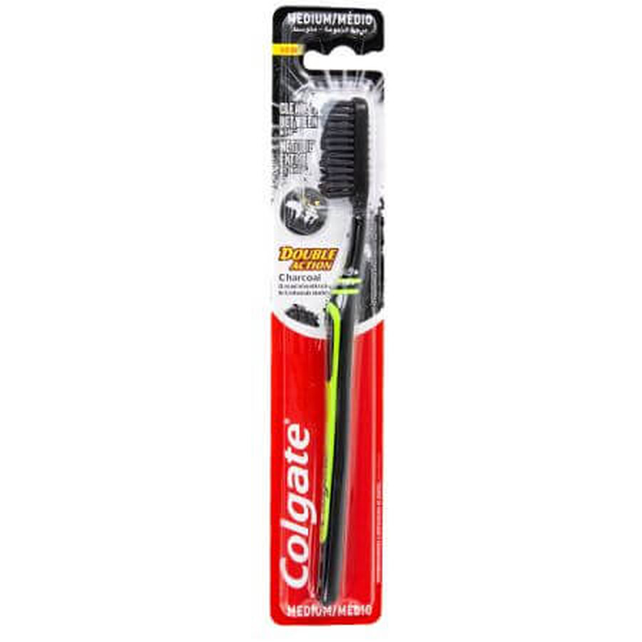 Brosse à dents Charcoal, Medium, Diverses couleurs, 1 pc, Colgate