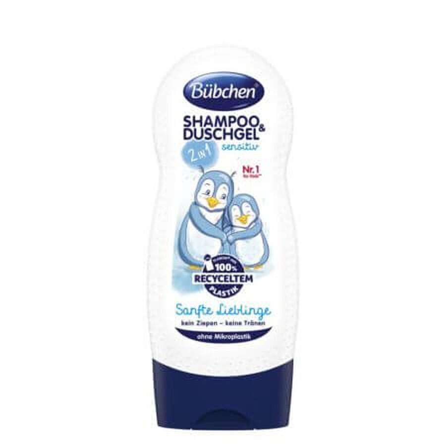 Sampon & Gel de dus Senzitiv, + 3 ani, 230 ml, Bubchen