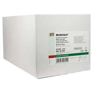 Mollelast-verbanden, 6 cm x 4 m, steriel, per stuk verpakt, 20 stuks