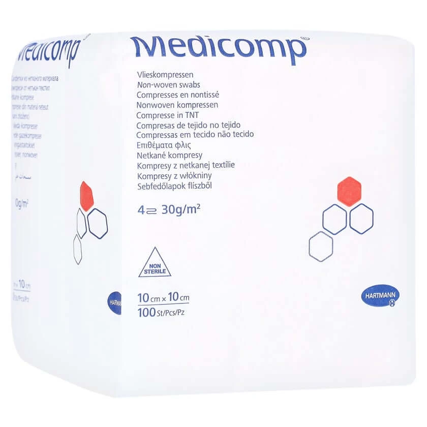Medicomp, niet-steriel, 10 x 10 cm, 100 stuks