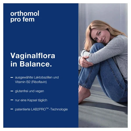 Orthomol Pro Fem Kapseln 30 St