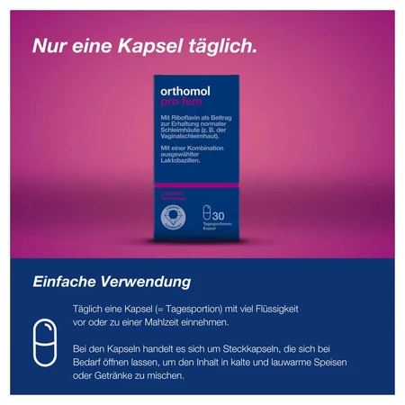 Orthomol Pro Fem Kapseln 30 St