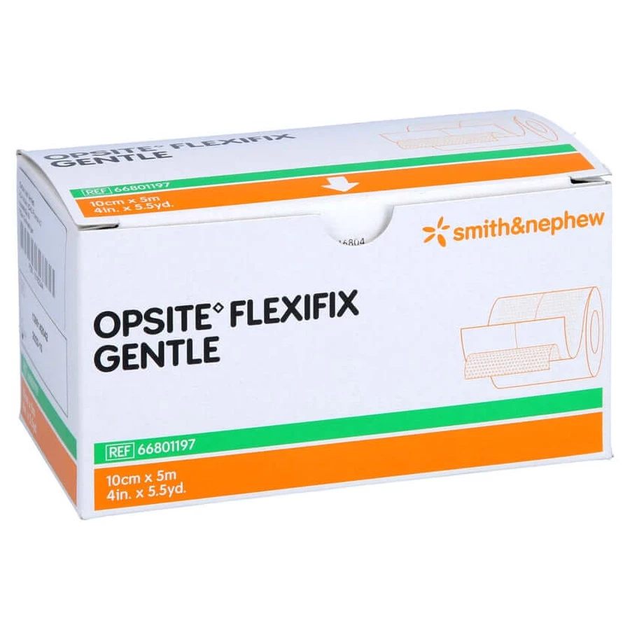 Opsite Flexifix Gentle-verband, 10 cm x 5 m, 1 stuk