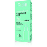 Serum antiarrugas para rostro, cuello y escote Hyaluron Acid Filling, 30 ml, Delia Cosmetics