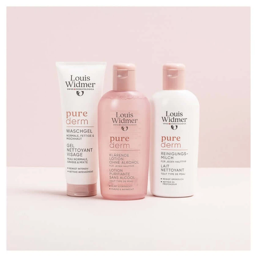 Desmaquillante de ojos resistente al agua Widmer Purederm, 100 ml