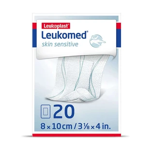 Leukomed Skin Sensitive, steriel, 8 x 10 cm, 20 stuks