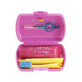 Travel set for oral care, Pink, Curaprox