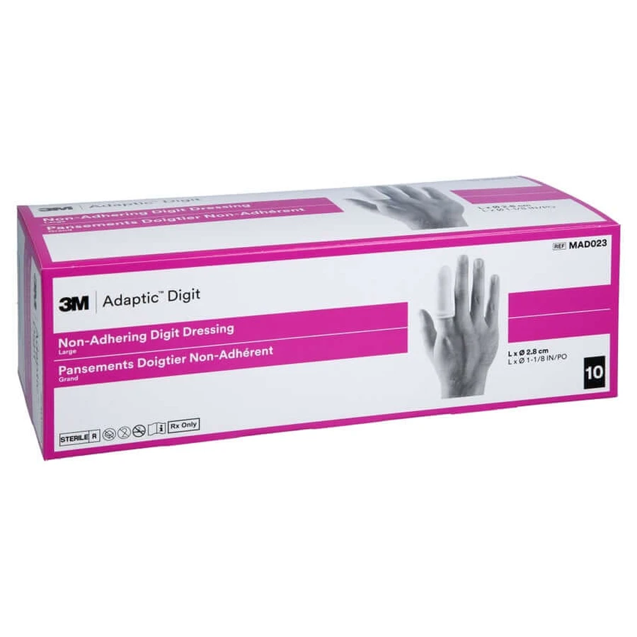 Adaptic Digit Finger Bandage, 2.8 cm, Large, 10 Count