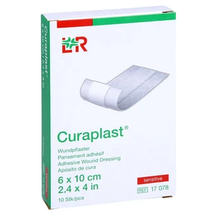 Plastry Curaplast Sensitive, 6 x 10 cm, opakowanie 10 sztuk