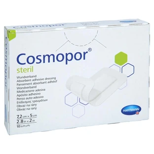 Pansement stérile Cosmopor 5 x 7,2 cm, paquet de 10