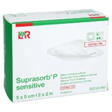 Suprasorb P Sensitive PU Foam Pads, 5x5 cm, 10 Count