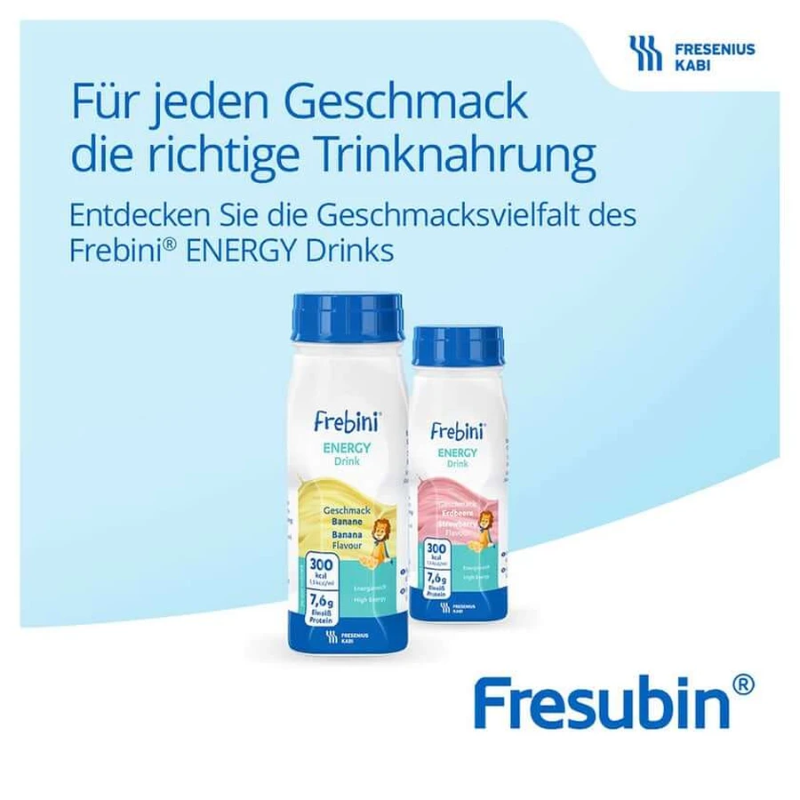 Frebini Energy Nutritional Drink, Strawberry, 6 x 4 x 200 ml