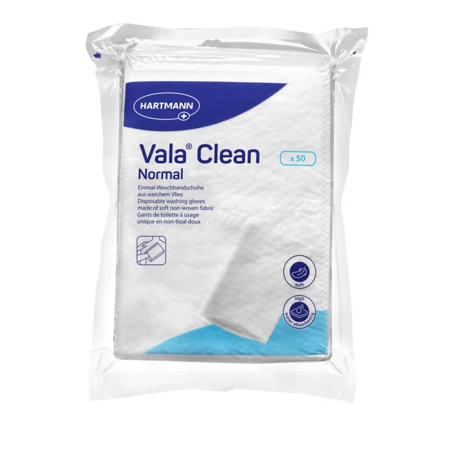 Valaclean normale wegwerphandschoenen, 50 stuks