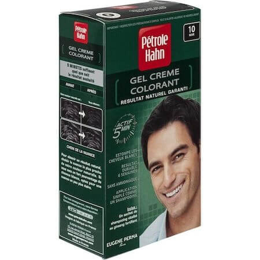 Tintura per capelli senza ammoniaca per uomo, Nero, No. 10, oli Hahn