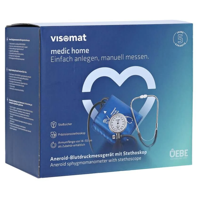 Visomat Medic Home M 22–32 cm stethoscoop en bloeddrukmanchet, 1 stuk