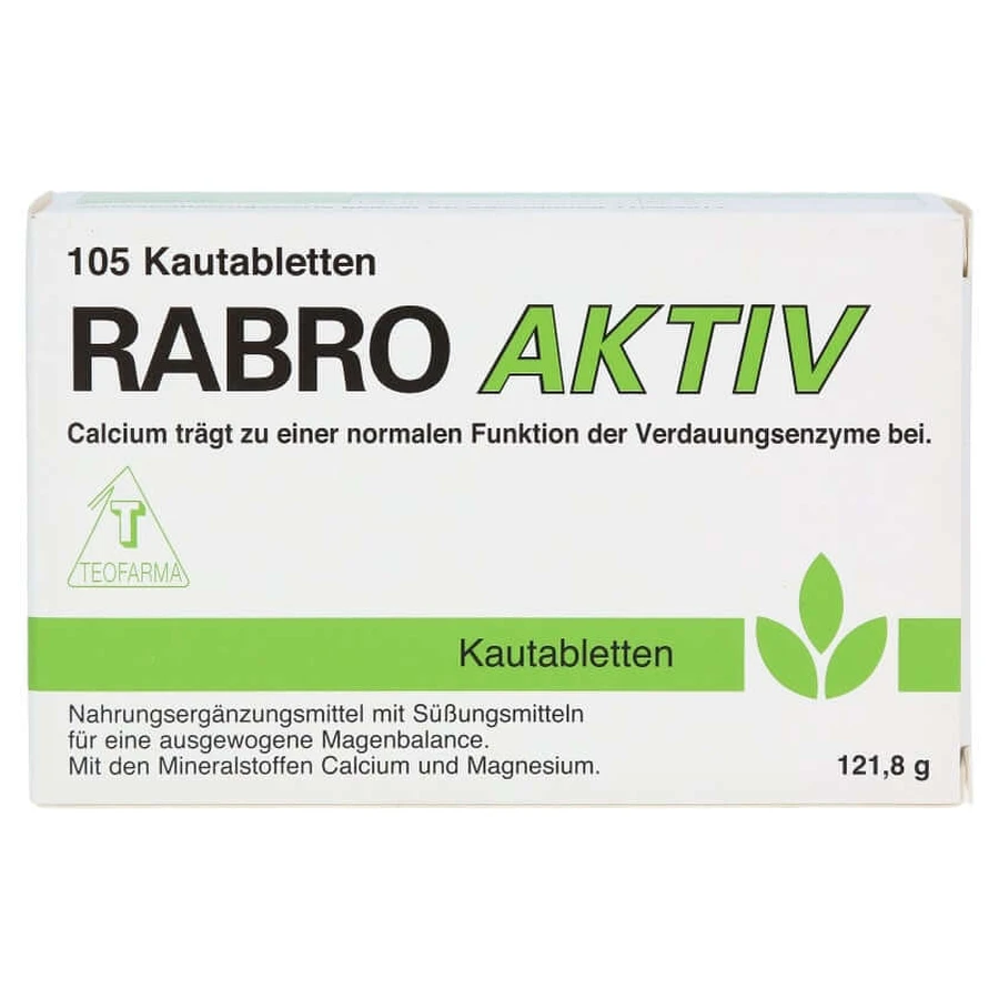 Rabro Aktiv Kautabletten 105 St