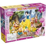 Lisciani dubbelzijdige Sneeuwwitje-maxi-puzzel, 150 stukjes