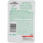 Purina Gourmet Soupe au poulet et aux légumes - Aliment complet pour chat en bouillon, 40 g