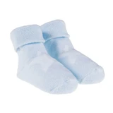 Calcetines suaves Nanan con una estrella blanca - Azul claro