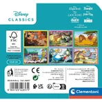 Clementoni Disney Classics - 6-delige puzzels voor kinderen vanaf 2 jaar