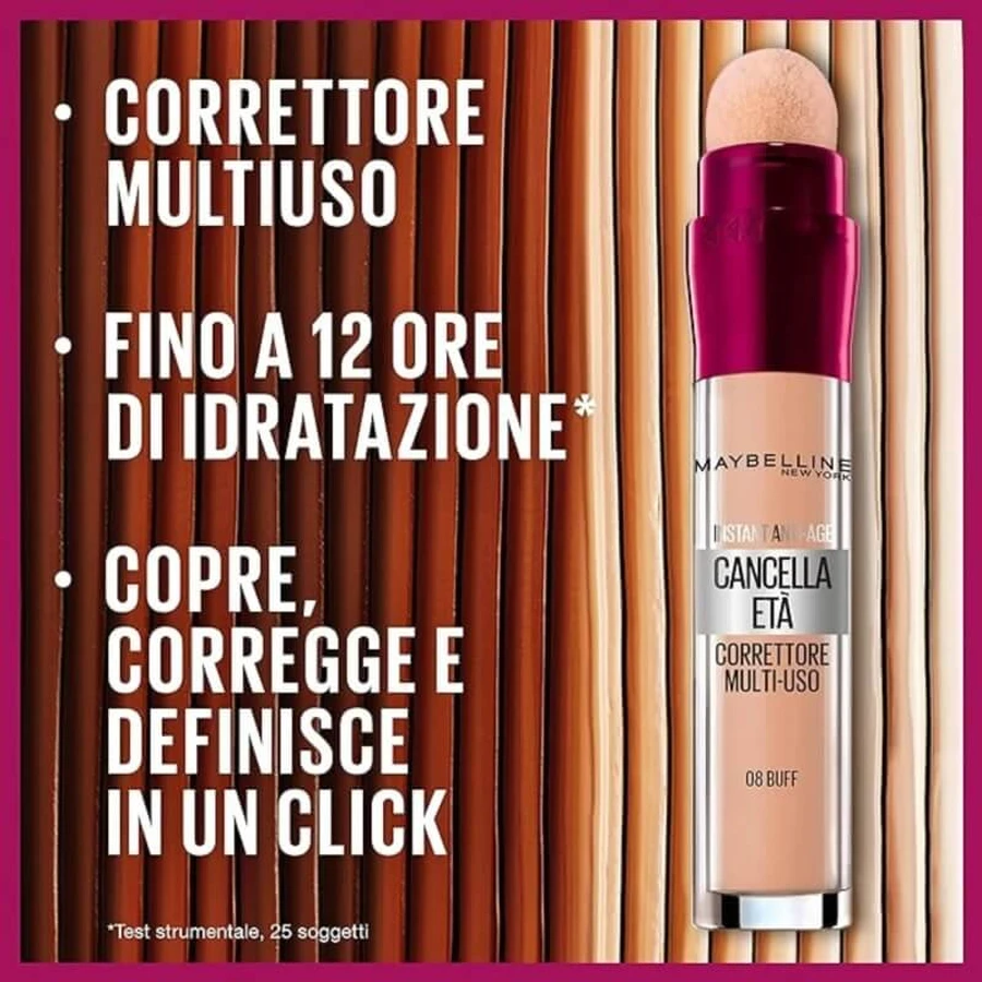 Anti-cernes anti-âge instantané Maybelline « Age-Erasing » - N° 121 Light Honey
