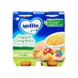 Mellin Komplett-Hühnchen-Babynahrung für Babys ab 6 Monaten, 2 Gläschen à 250 g
