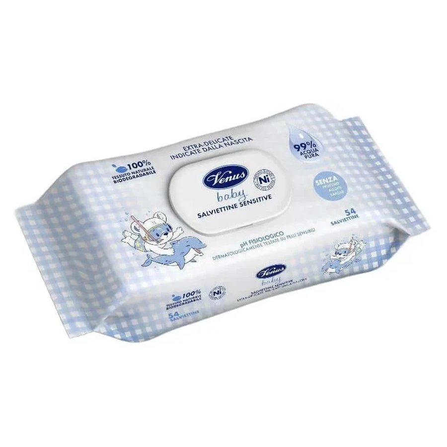 Lingettes ultra-douces Venus 52