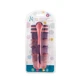 Kiokids Entwöhnungsset – 4 Teelöffel und kleine Gläschen mit Deckel, rosa