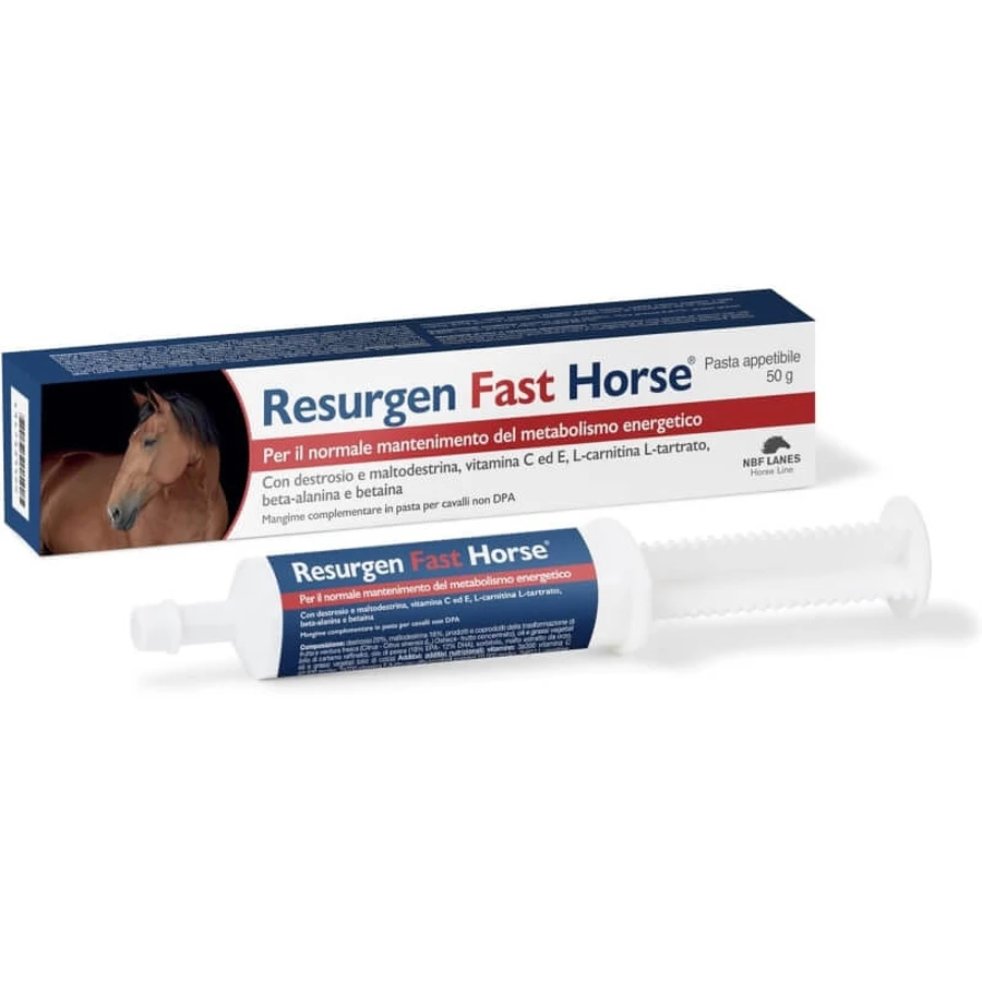 Nbf Lanes Resurgen Fast Horse – smaczna pasza dla koni sportowych, 50 g: ceny i cechy