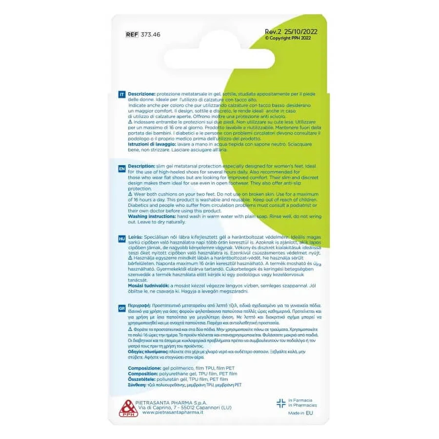 Master Aid Footcare – 2 samoprzylepne żelowe wkładki pod śródstopie: ceny i cechy