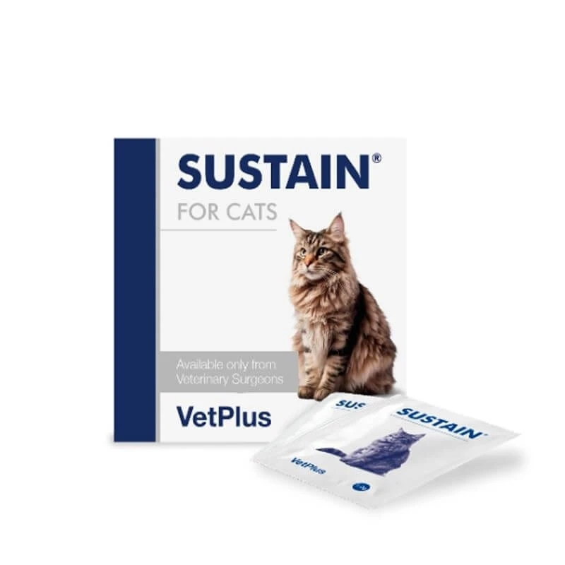 Vetplus Sustain Chicken - Supplement voor katten, 30 zakjes