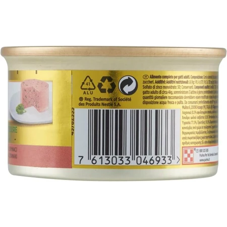 Purina Gourmet Gold cu rață și spanac – hrană completă pentru pisici adulte, 85 g