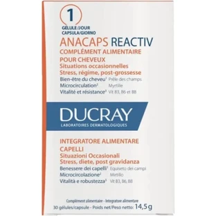 Ducray Anacaps Reactiv 30 capsules - hair supplement